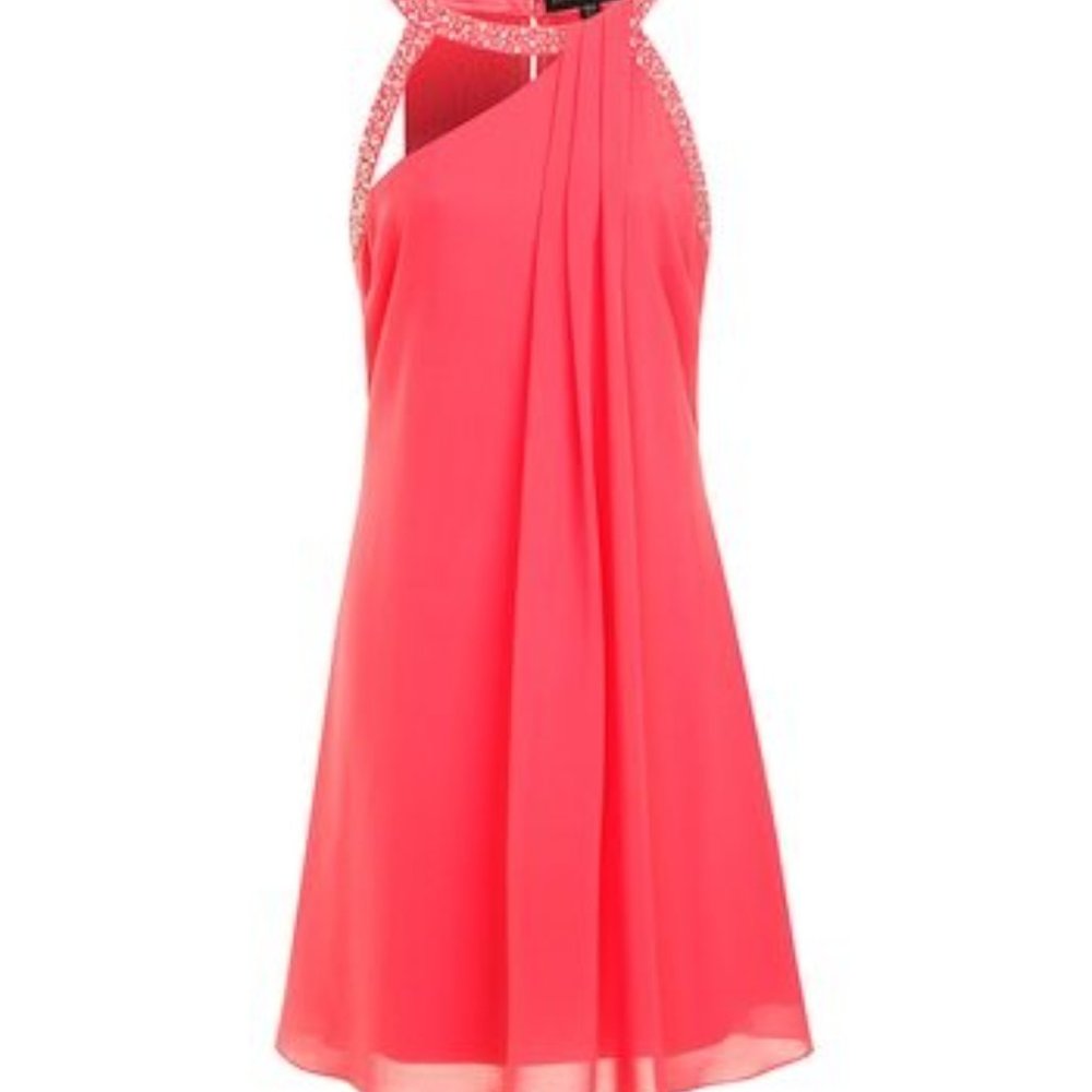 London Dress Company, size 6, Watermelon Mini Length Cocktail Prom Dress